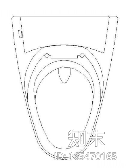 马桶图块cad施工图下载【ID:165470165】