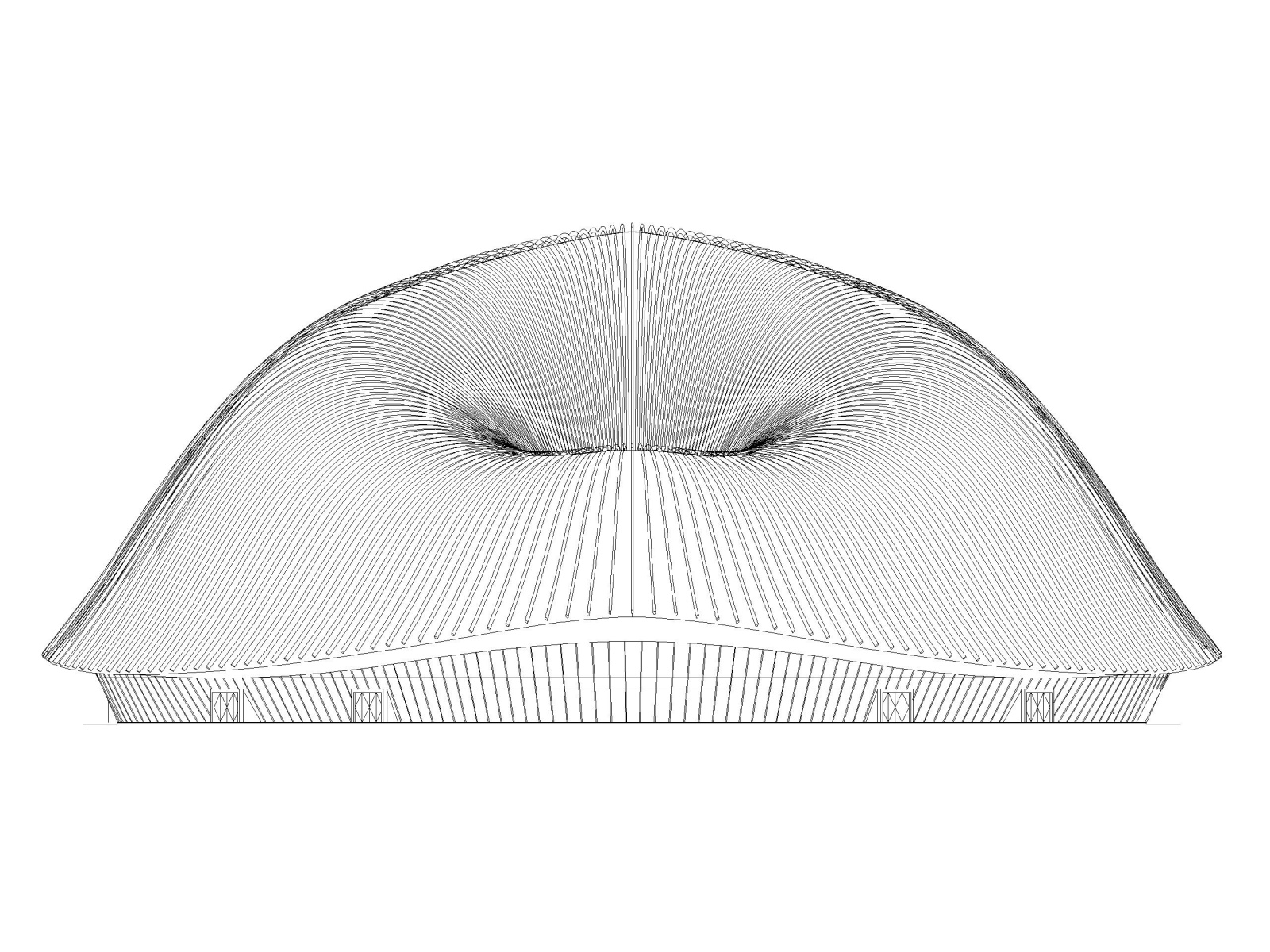 沐川文化艺术中心各场馆建筑专业CAD图施工图下载【ID:160722193】