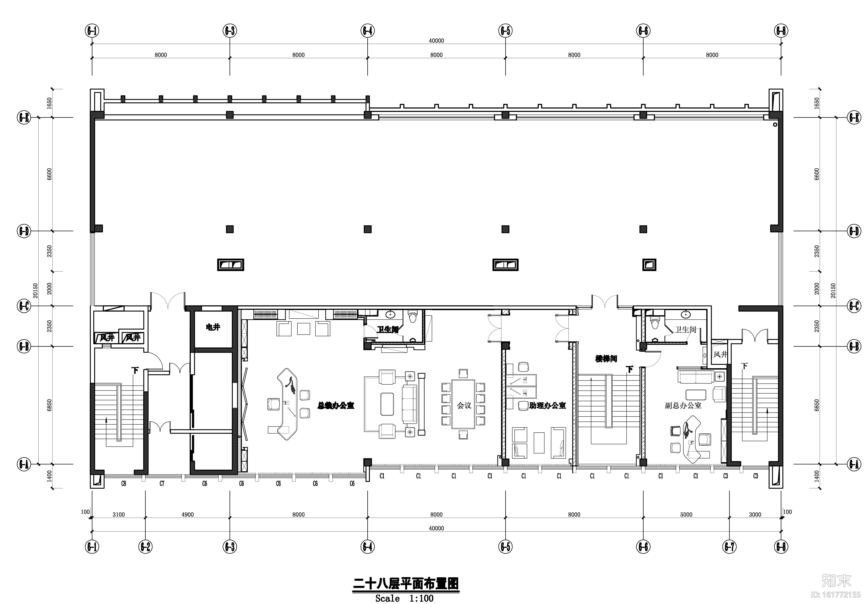 [湖北]民发实业有限公司现代风格办公楼装饰工程施工图...cad施工图下载【ID:161772155】