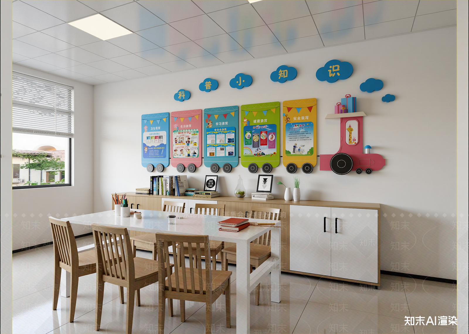 现代活动室3D模型下载【ID:1214403022】