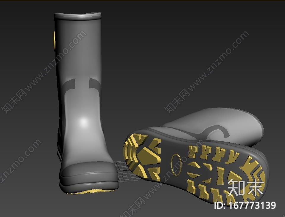 雨鞋CG模型下载【ID:167773139】