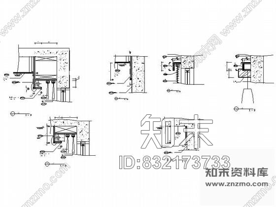 图块/节点窗帘盒CAD大样图下载施工图下载【ID:832173733】