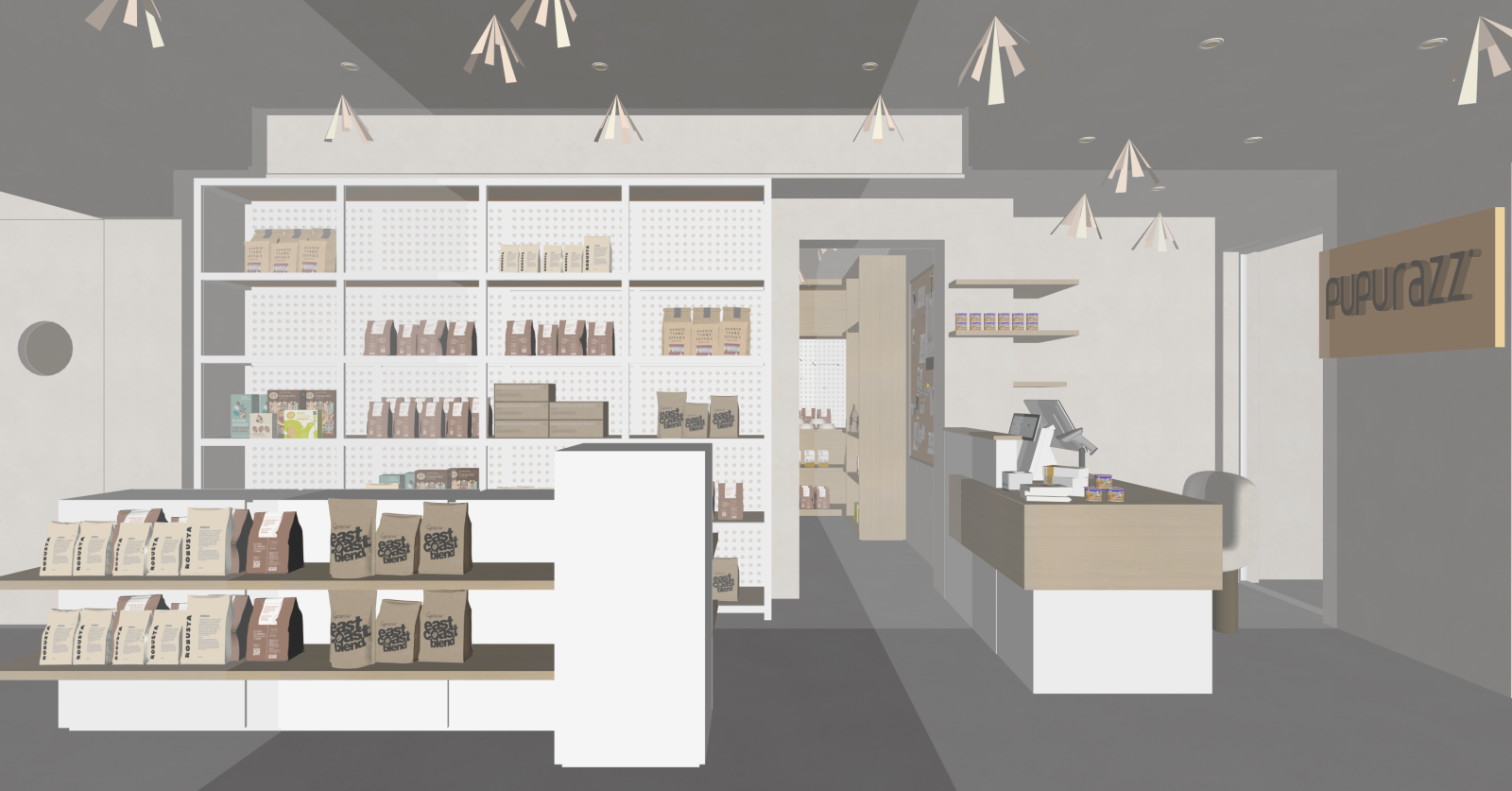 现代宠物店SU模型下载【ID:1216015993】