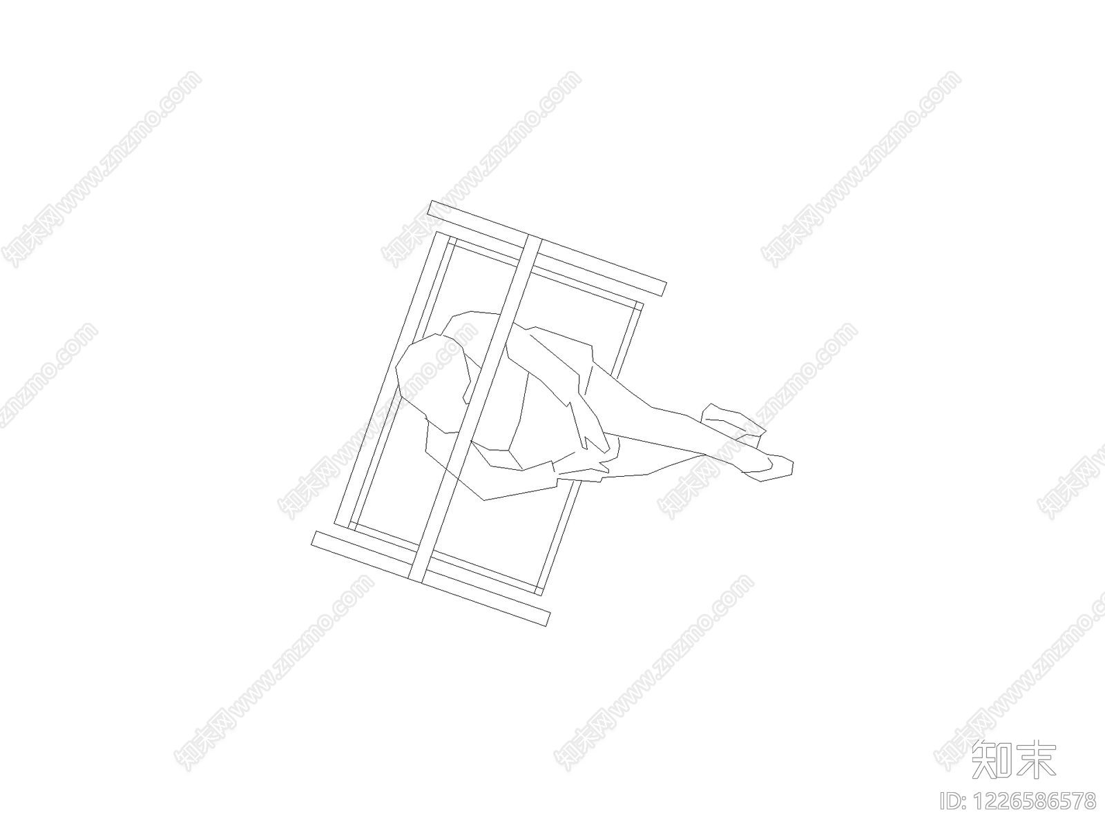 现代椅子CAD图纸
