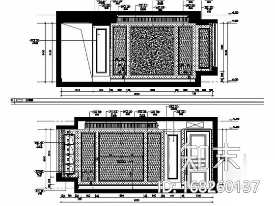 [昆山]别致小清新样板房施工图（含效果图）cad施工图下载【ID:168260137】