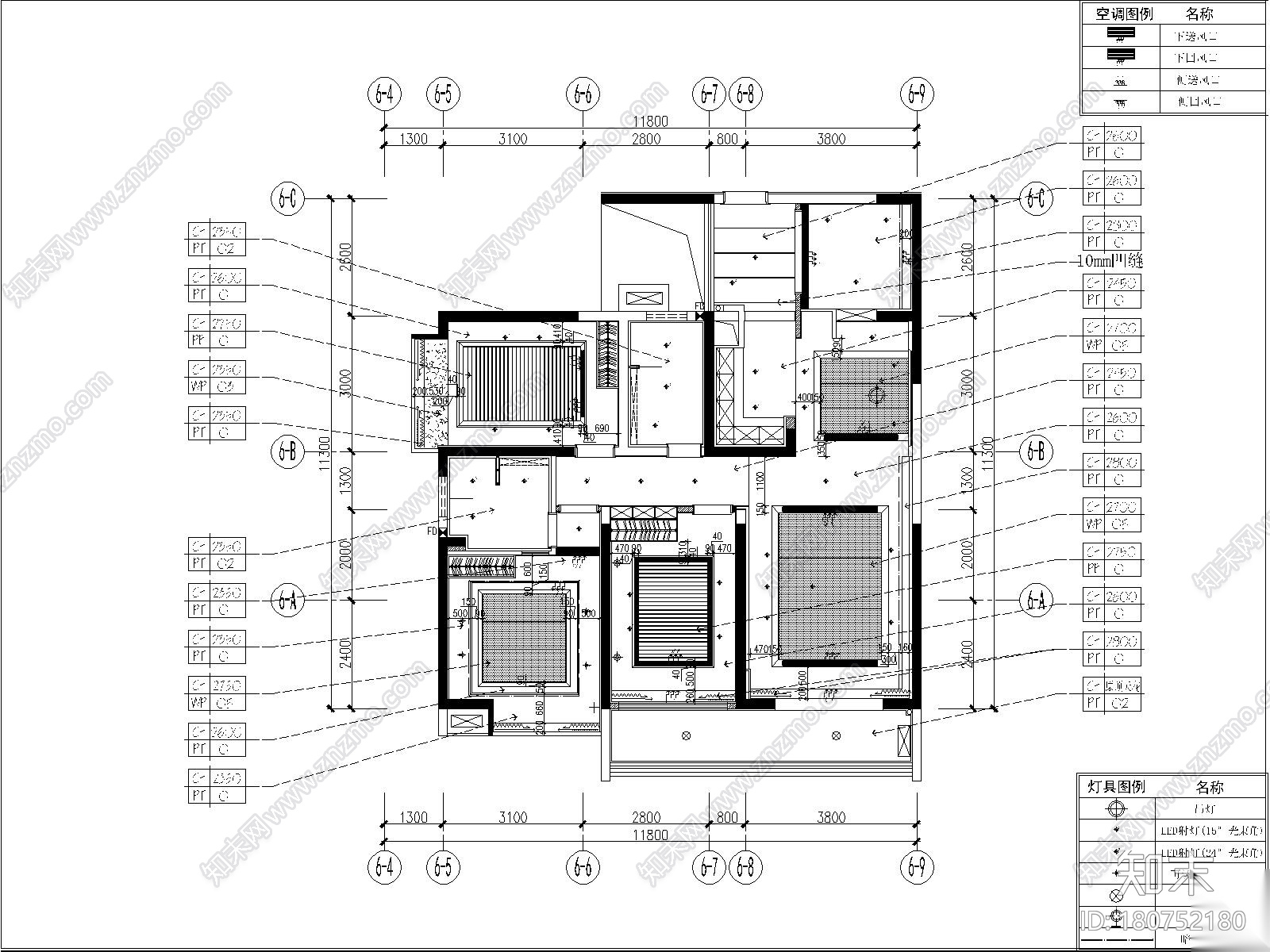 [广州]梁志天-广州金海湾B栋E单位样板间丨施工图+官方摄...施工图下载【ID:180752180】