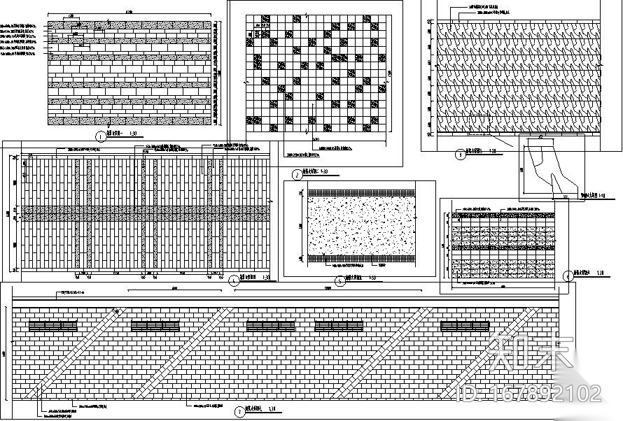 [上海]滨江公园景观设计全套施工图（赠项目实景图）施工图下载【ID:167892102】