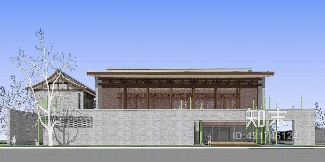 开封建业大宏会所SU模型下载【ID:421746124】
