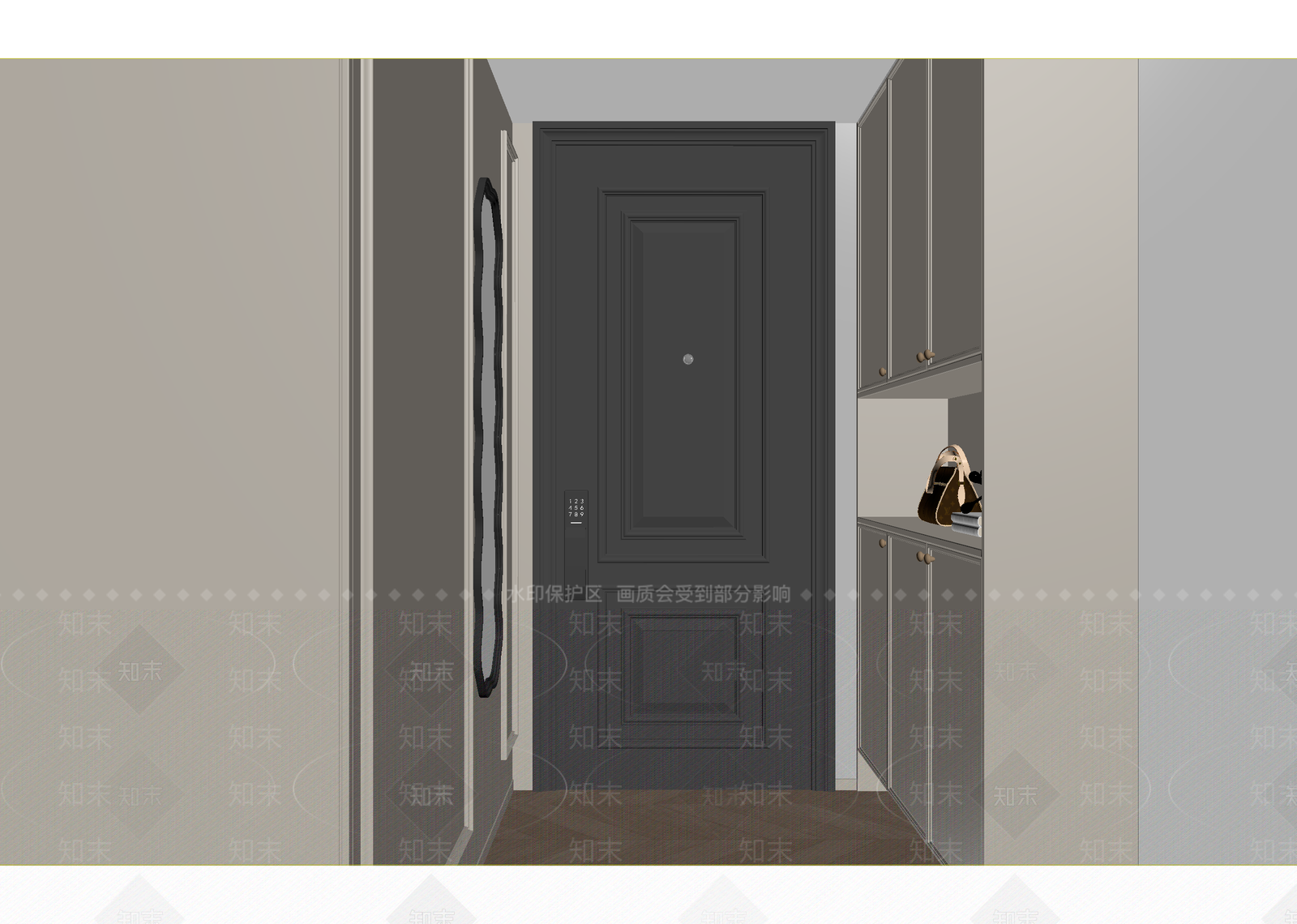 现代玄关3D模型下载【ID:1215064642】
