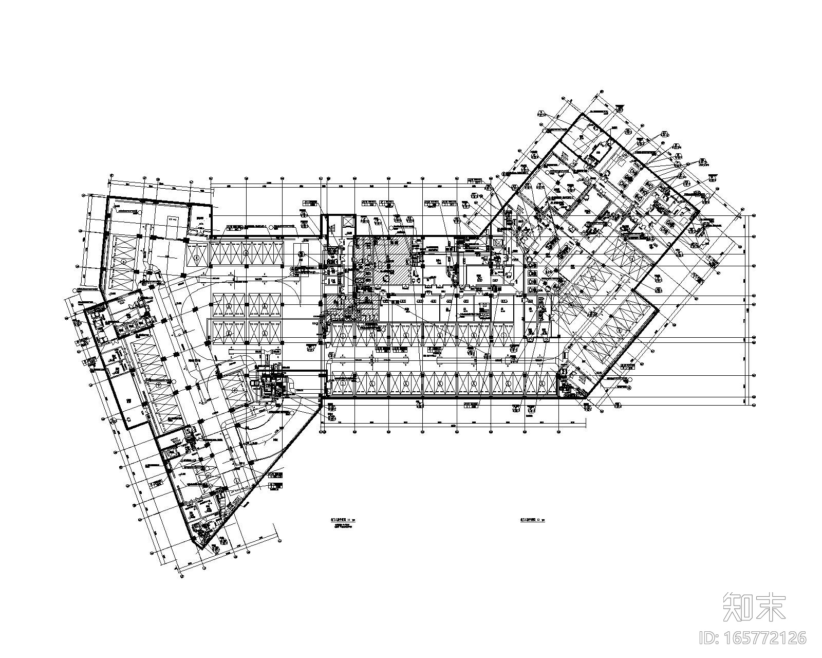 某大型住宅酒店空调通风及防排烟设计施工图施工图下载【ID:165772126】