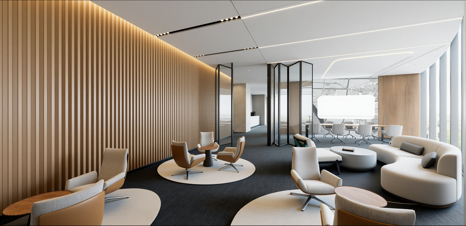 现代接待室SU模型下载【ID:1215201451】