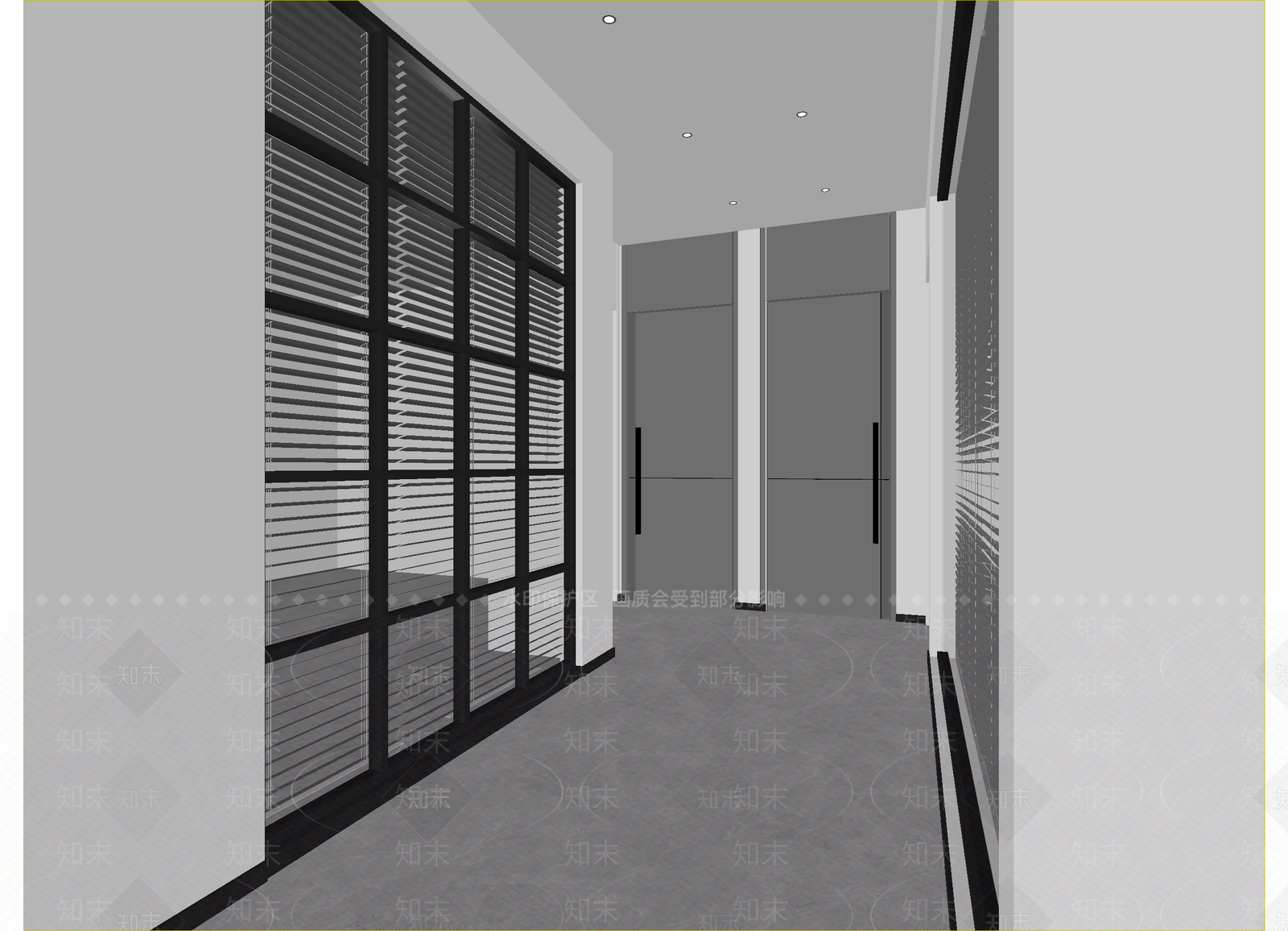 工业走廊3D模型下载【ID:1214817763】