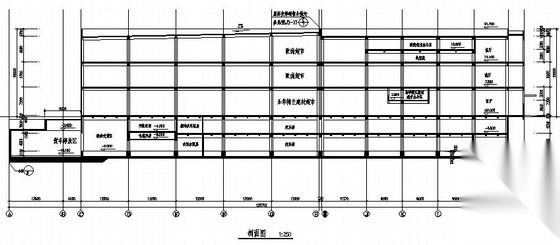 [北京]某大型商场超市建筑施工图cad施工图下载【ID:166569122】