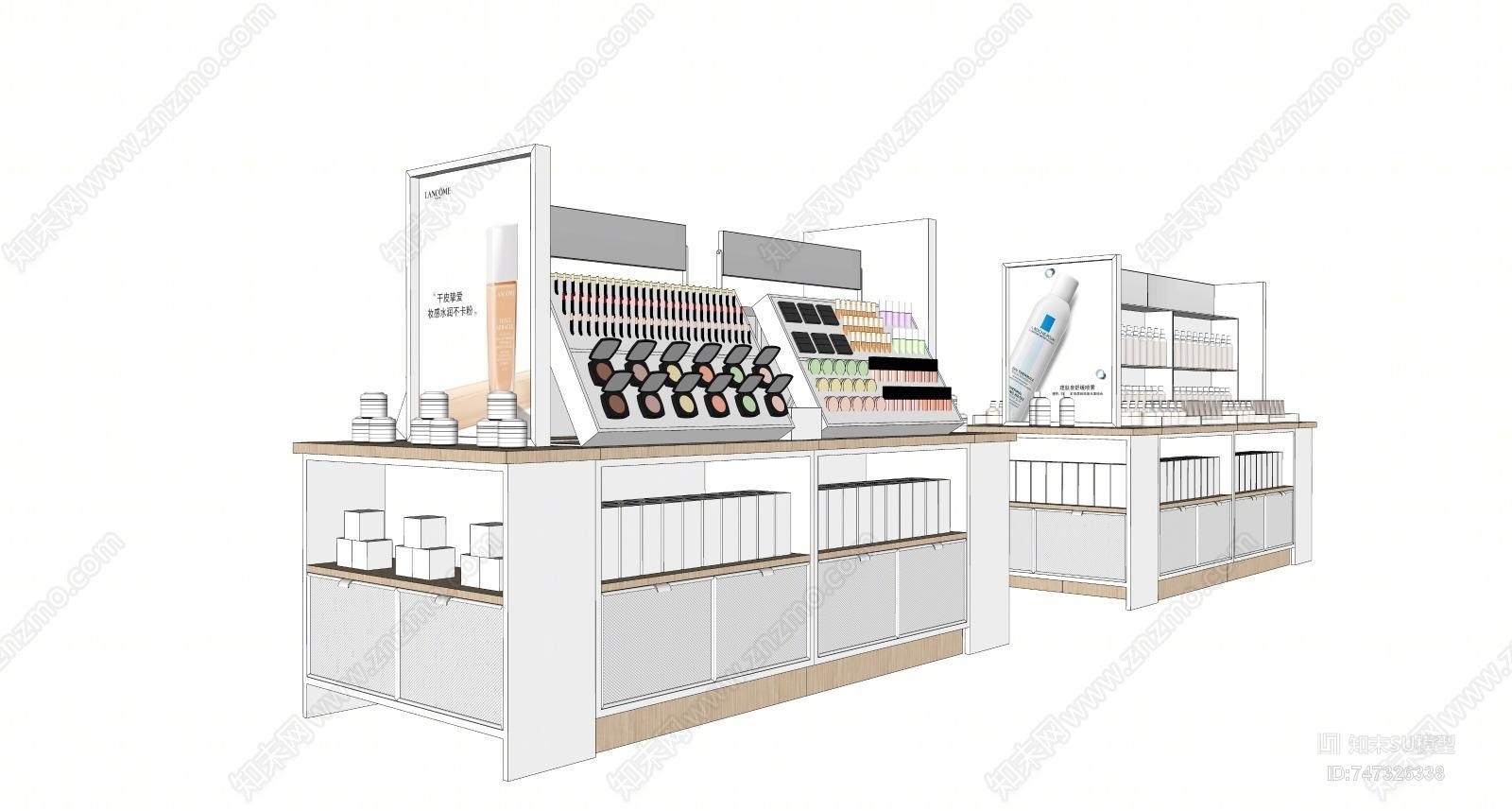 现代商场专卖店SU模型下载【ID:747326338】