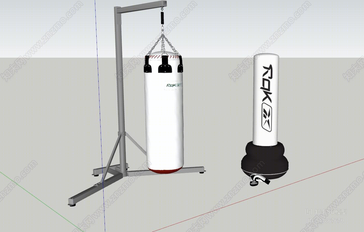 现代沙袋SU模型下载【ID:547867670】