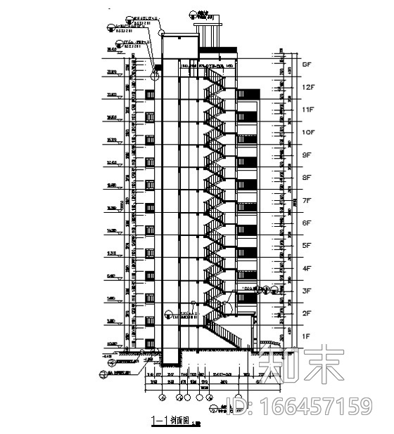 湖南城建职院优秀作业cad施工图下载【ID:166457159】