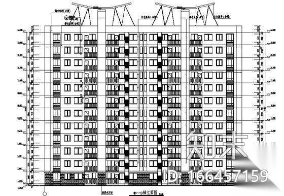 湖南城建职院优秀作业cad施工图下载【ID:166457159】