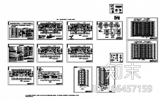 湖南城建职院优秀作业cad施工图下载【ID:166457159】