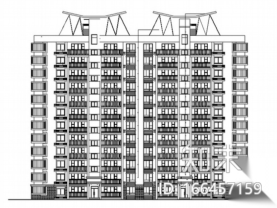 湖南城建职院优秀作业cad施工图下载【ID:166457159】