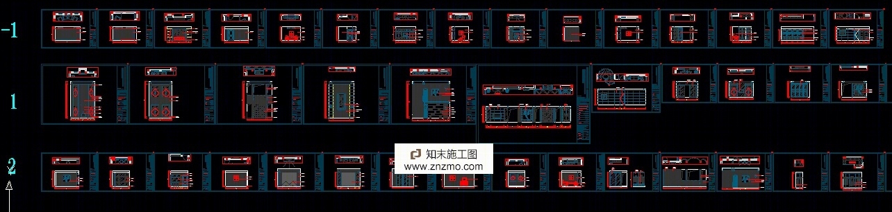 一套非常详细的别墅施工图cad施工图下载【ID:36891161】