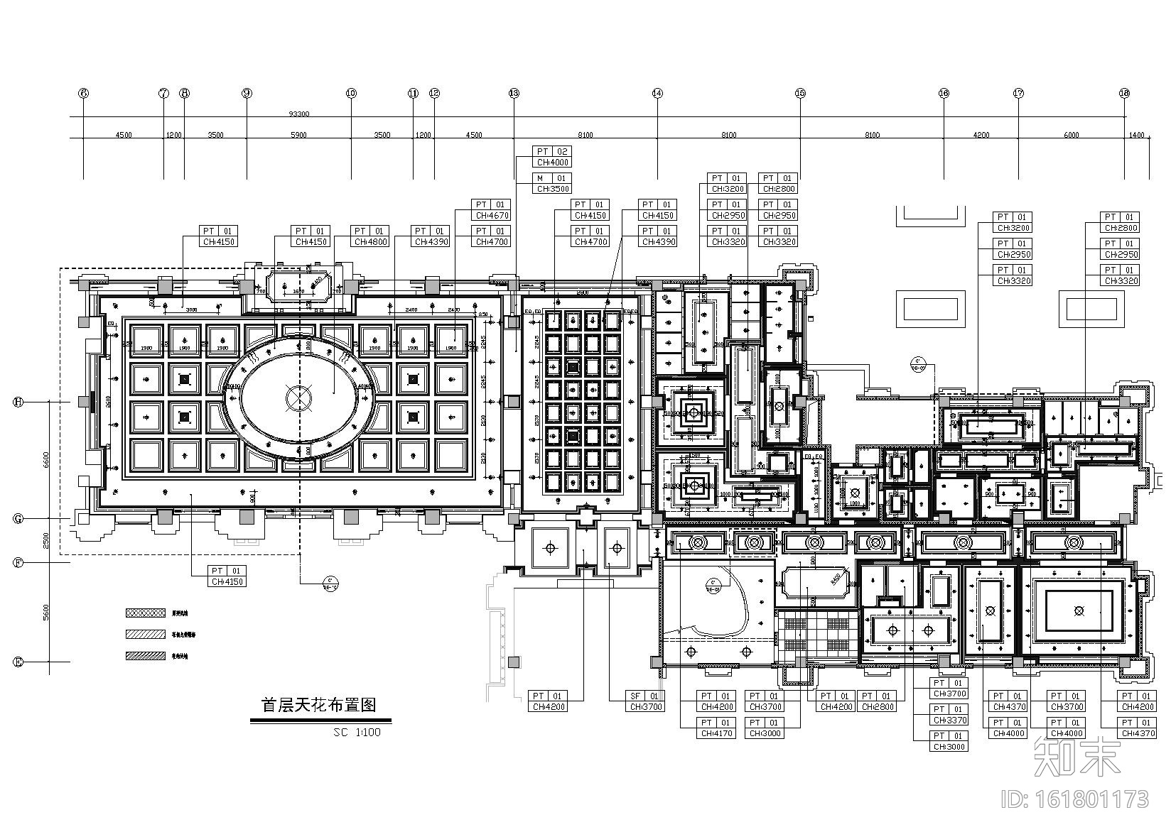 [武汉]中建·汤逊湖壹号高尔夫会所施工图cad施工图下载【ID:161801173】