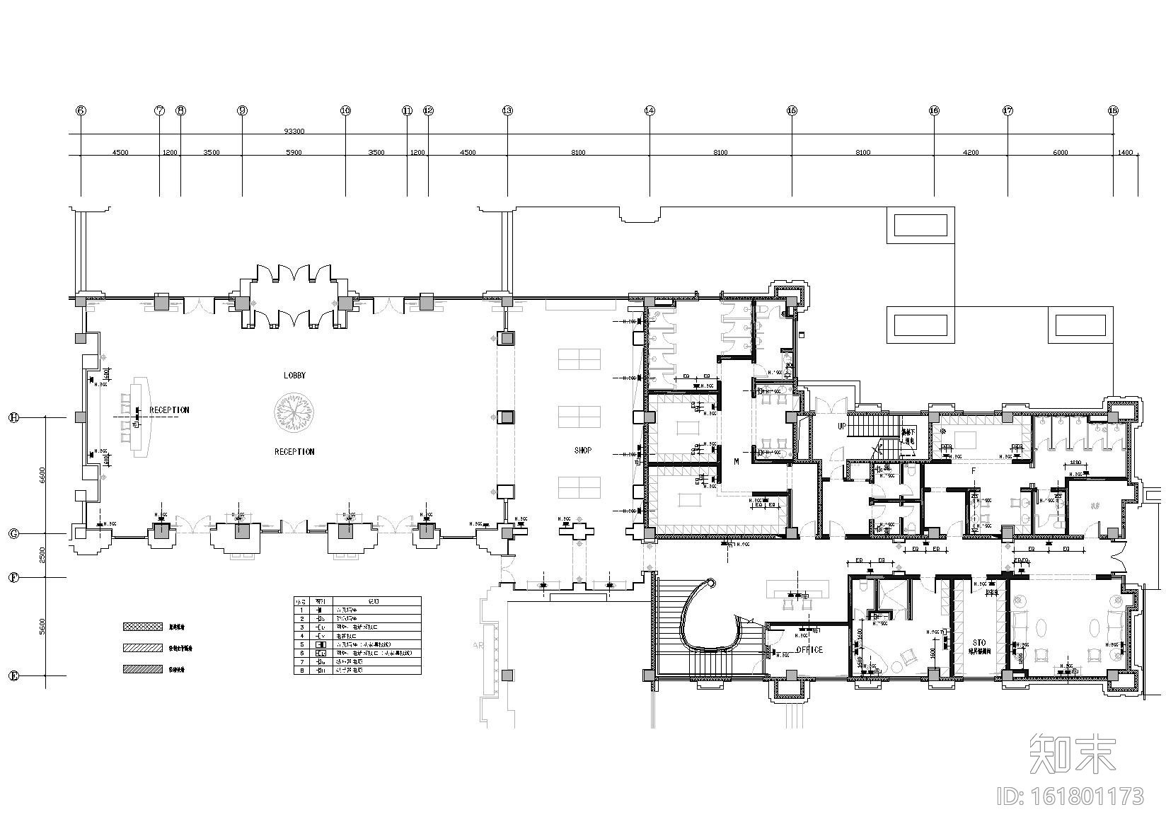 [武汉]中建·汤逊湖壹号高尔夫会所施工图cad施工图下载【ID:161801173】