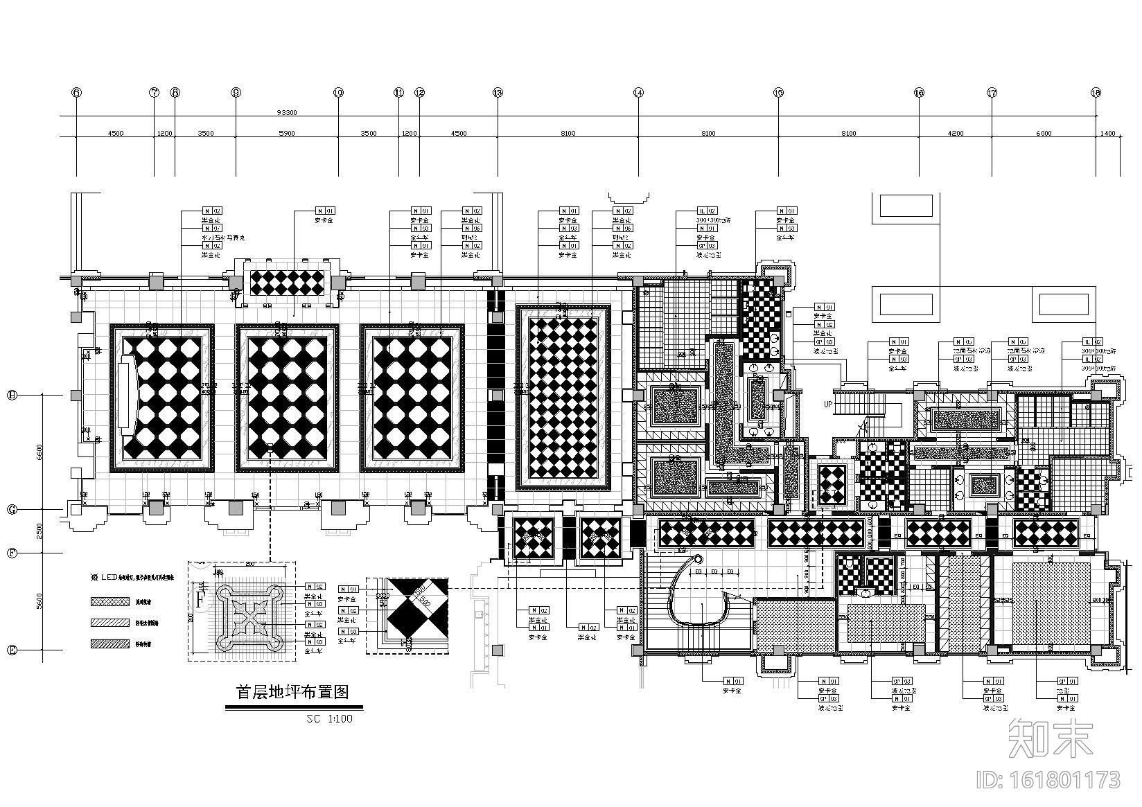 [武汉]中建·汤逊湖壹号高尔夫会所施工图cad施工图下载【ID:161801173】