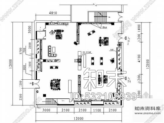 施工图湖南某品牌服装展厅设计图含效果cad施工图下载【ID:532109939】