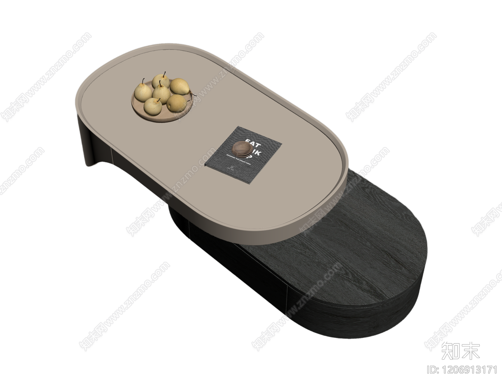 异形双色茶几3D模型下载【ID:1206913171】
