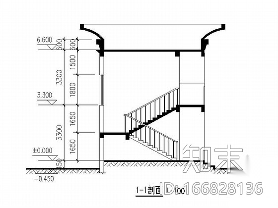 某二层公厕建筑方案图cad施工图下载【ID:166828136】