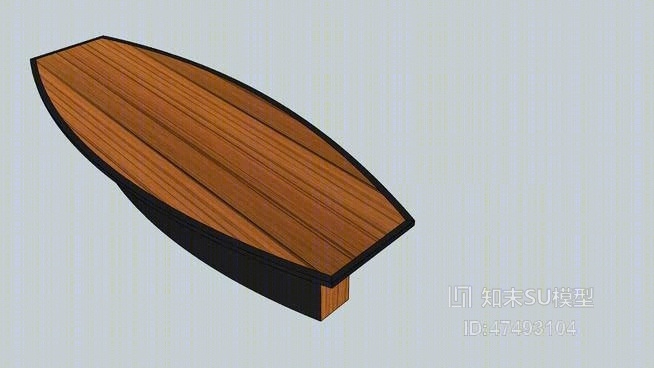 会议桌SU模型下载【ID:718061173】