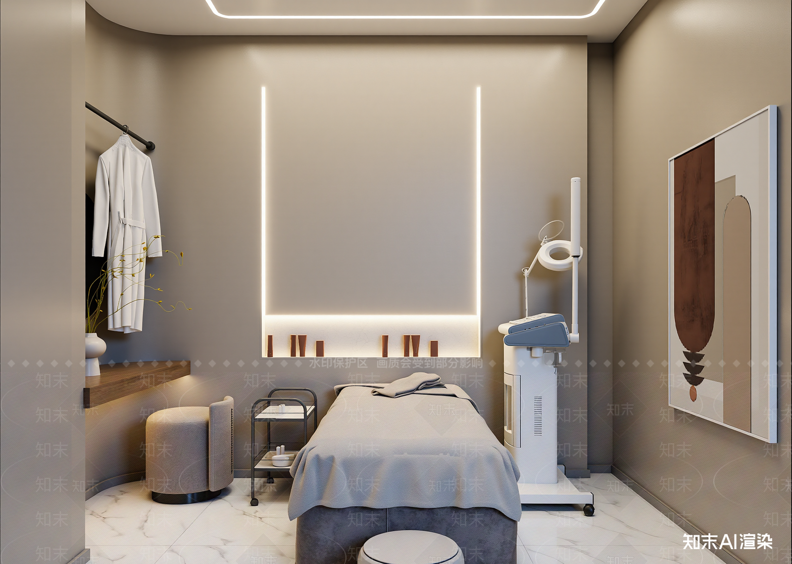 侘寂美容院3D模型下载【ID:1215123664】