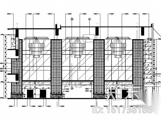 [上海]新区著名全球连锁新中式风格五星级酒店设计装修...cad施工图下载【ID:161738186】