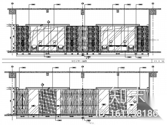 [上海]新区著名全球连锁新中式风格五星级酒店设计装修...cad施工图下载【ID:161738186】
