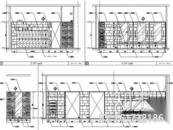 [上海]新区著名全球连锁新中式风格五星级酒店设计装修...cad施工图下载【ID:161738186】