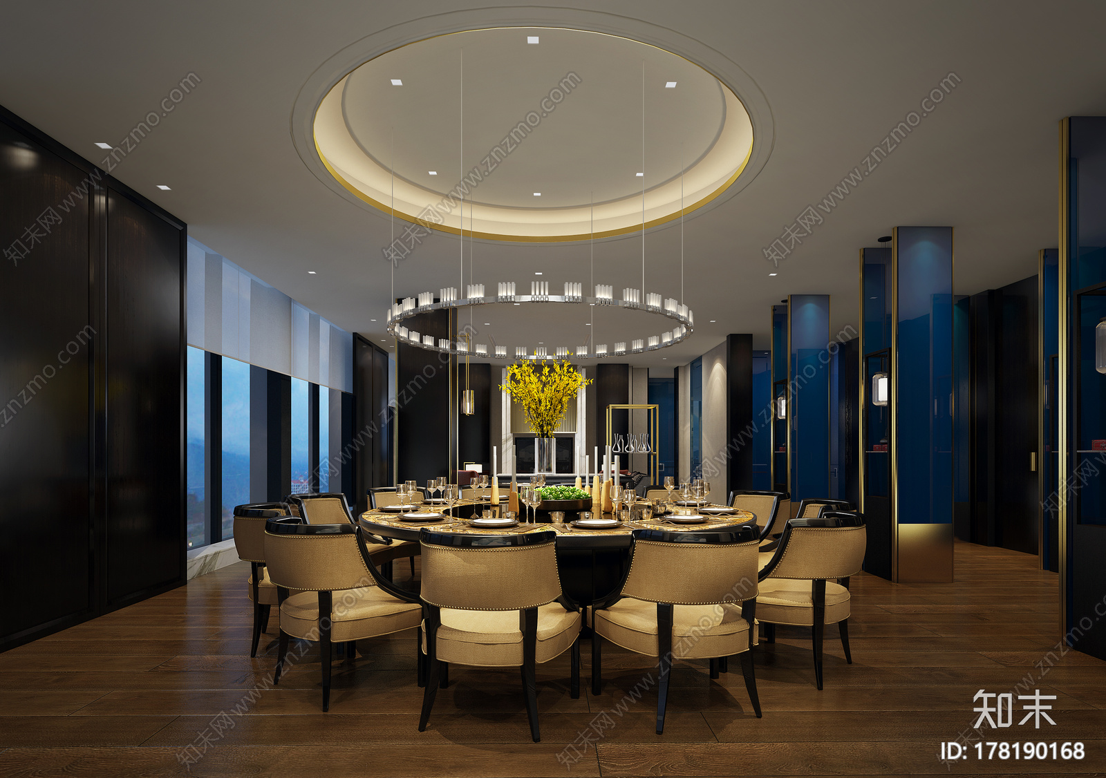 办公空间|CAD施工图+效果图施工图下载【ID:178190168】