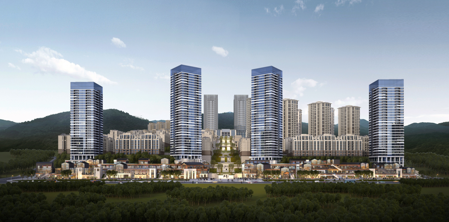 [重庆]新中式大型住宅区建筑设计方案文本cad施工图下载【ID:165922124】
