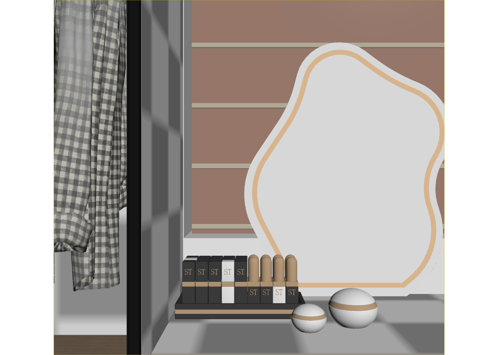原木家居卧室3D模型下载【ID:1215919088】