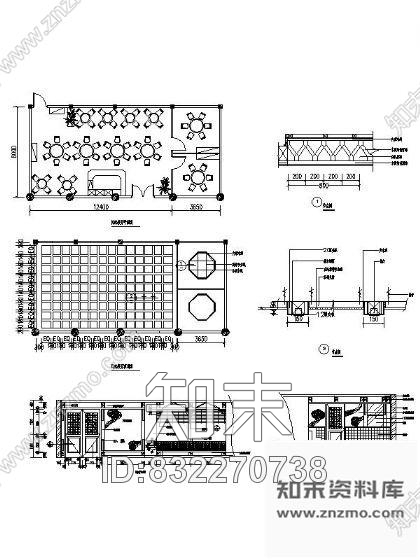 图块/节点风味餐厅设计详图施工图下载【ID:832270738】