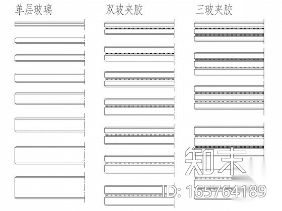 81种门窗幕墙玻璃动态图块cad施工图下载【ID:165764189】