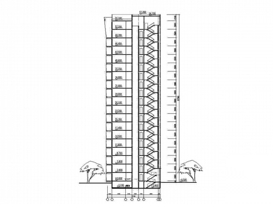 某航运新村高层住宅区规划及单体设计方案图cad施工图下载【ID:167533157】