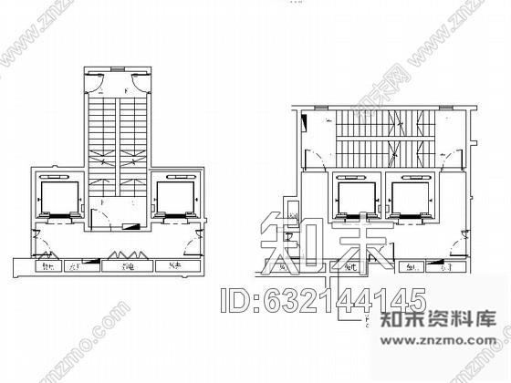 施工图标准层2号楼电梯间装修图施工图下载【ID:632144145】