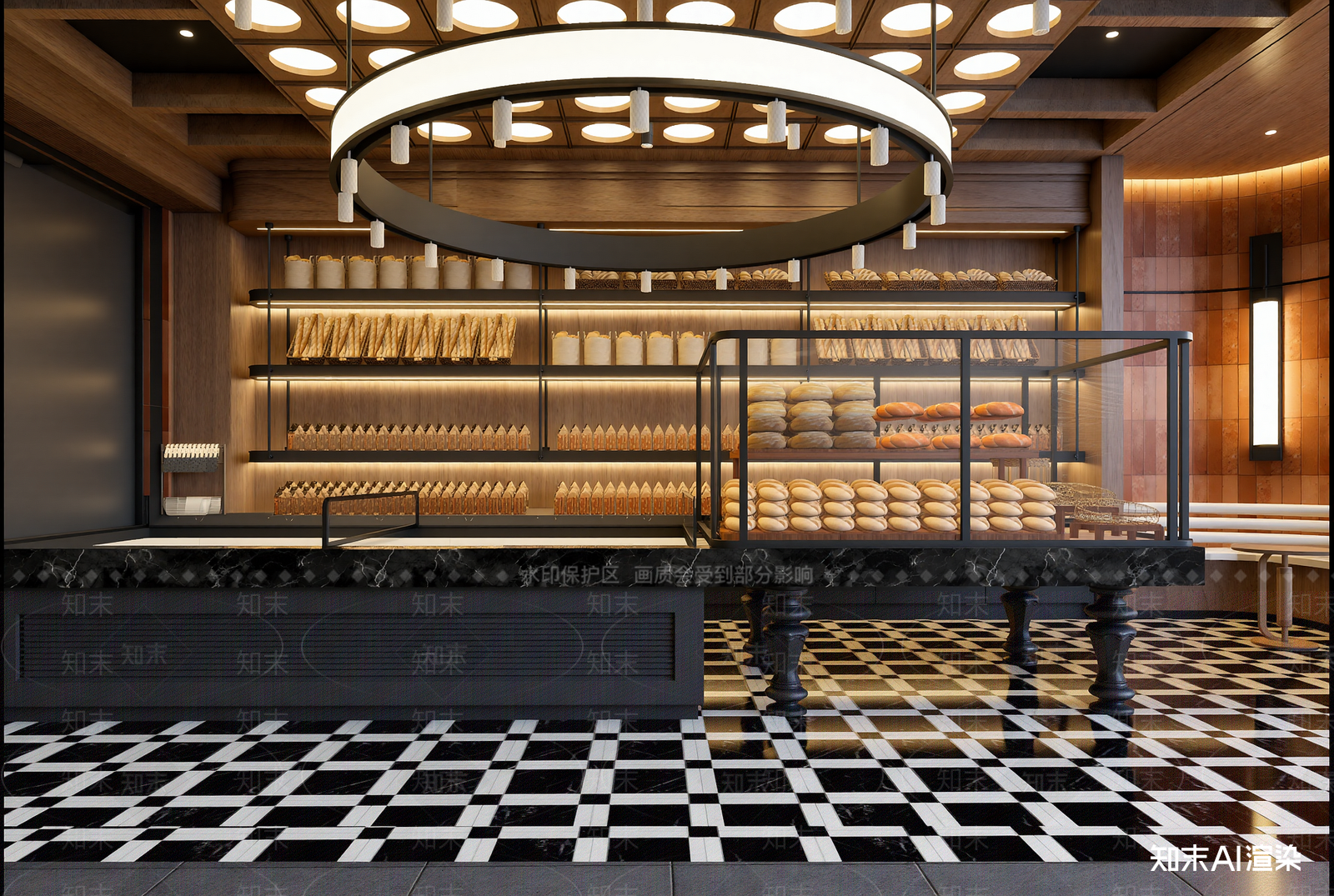 现代面包店3D模型下载【ID:1215146938】