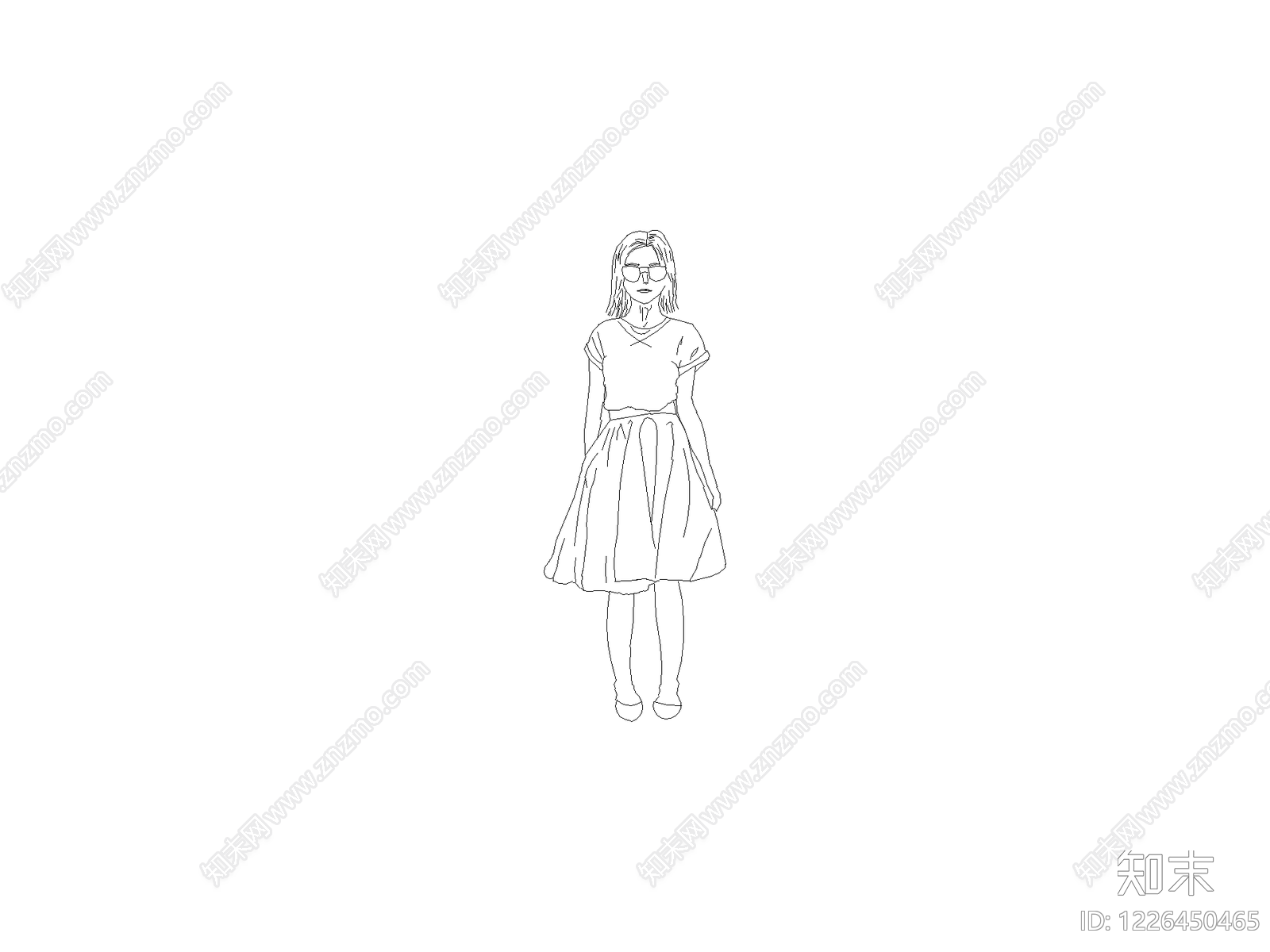 人物cad施工图下载【ID:1226450465】