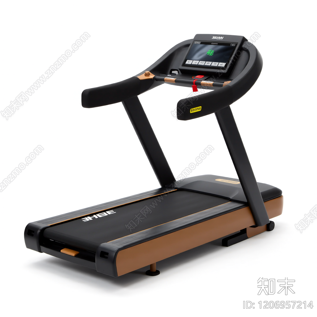 黑棕跑步机3D模型下载【ID:1206957214】