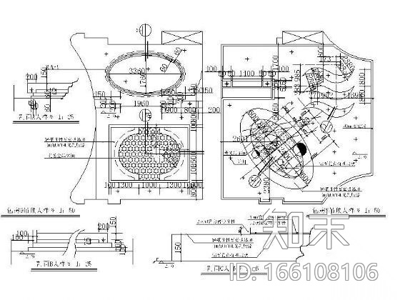 包房吊顶详图cad施工图下载【ID:166108106】