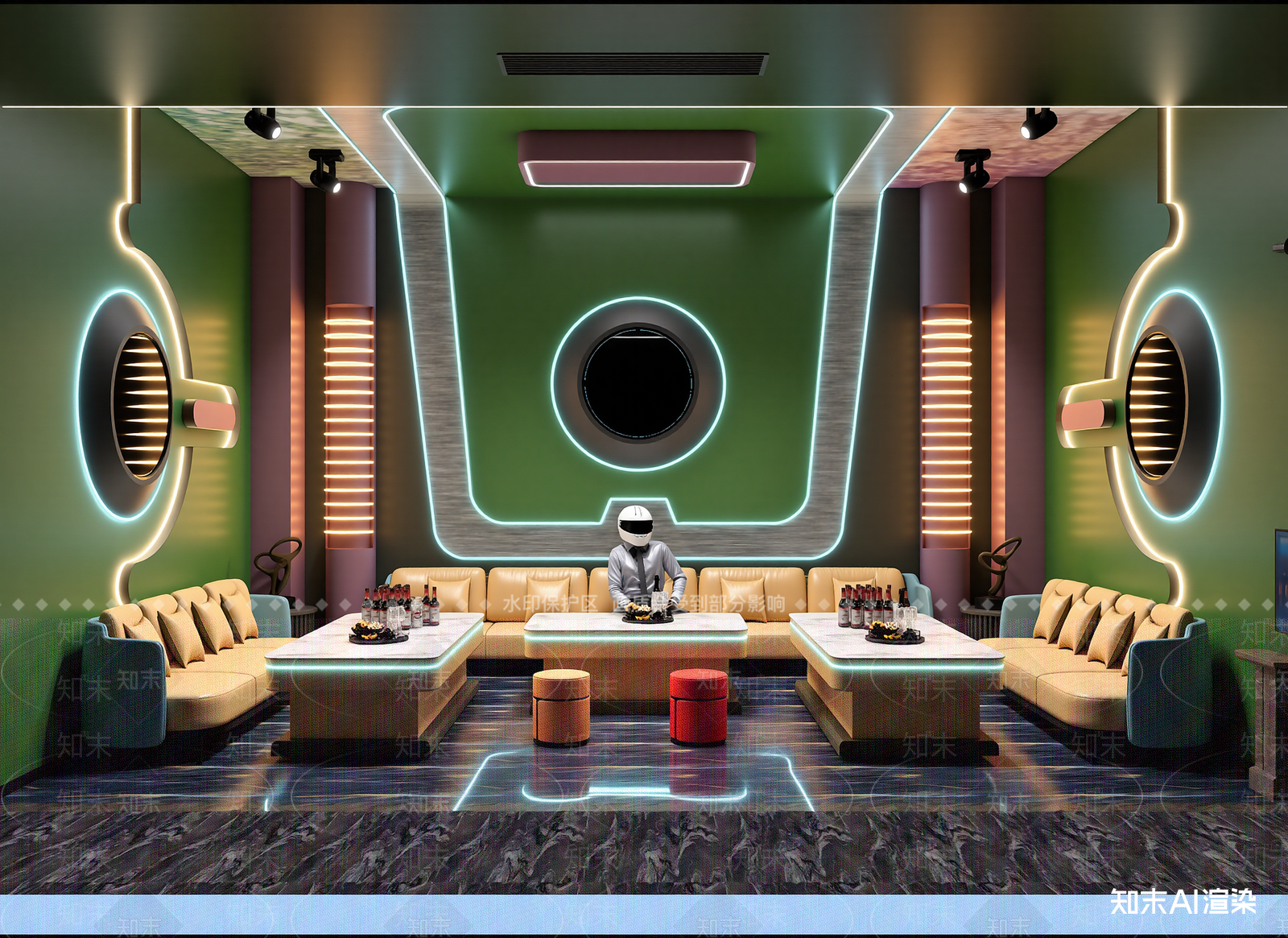 现代酒吧3D模型下载【ID:1214592105】