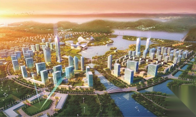 [上海]滨水海湾新区概念性规划设计cad施工图下载【ID:161033186】