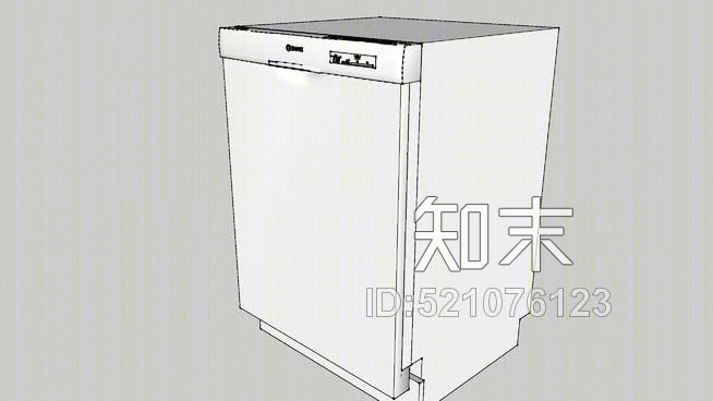 博世24“进化500系列洗碗机”SU模型下载【ID:521076123】