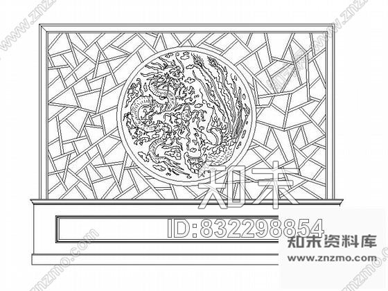 图块/节点中式门隔断全套CAD图块下载cad施工图下载【ID:832298854】